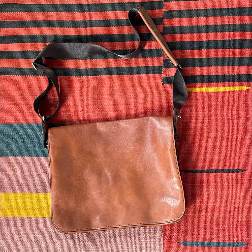 Leather Messenger Bag